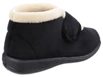 Fleet & Foster Levitt Touch Fastening Ladies Bootie Slippers - Shoe Store Direct