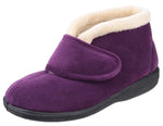 Fleet & Foster Levitt Touch Fastening Ladies Bootie Slippers - Shoe Store Direct