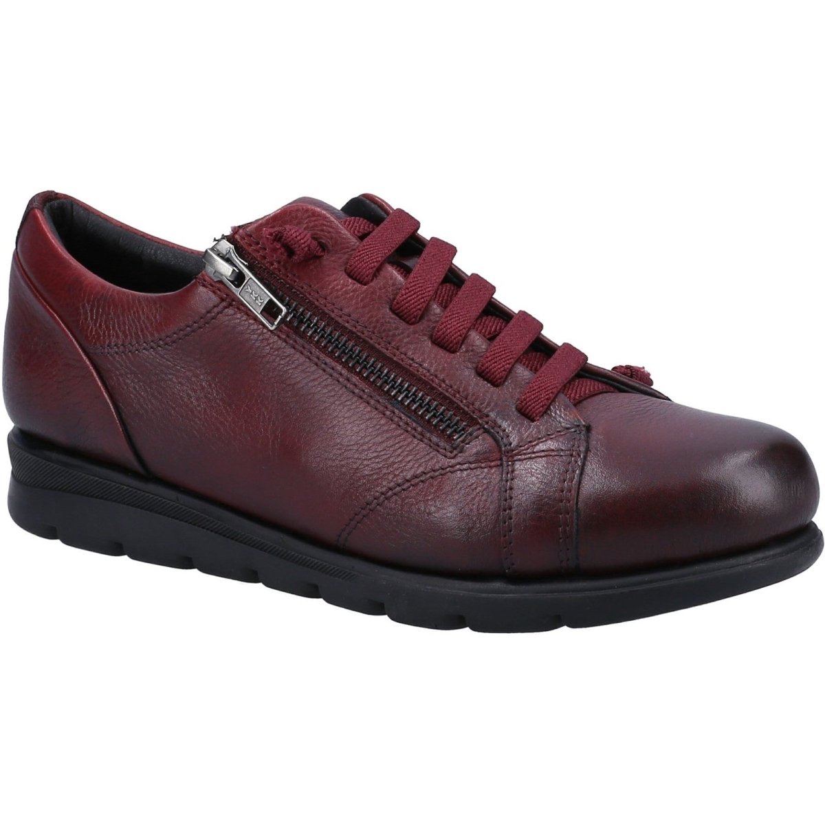 Fleet & Foster Polperro Leather Comfort Side-Zip Ladies Shoes - Shoe Store Direct