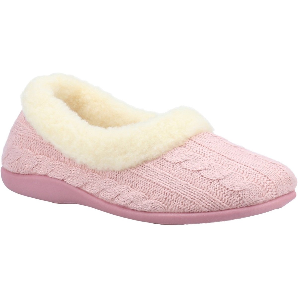 Fleet & Foster Sarina Warm Memory Foam Ladies Slippers - Shoe Store Direct