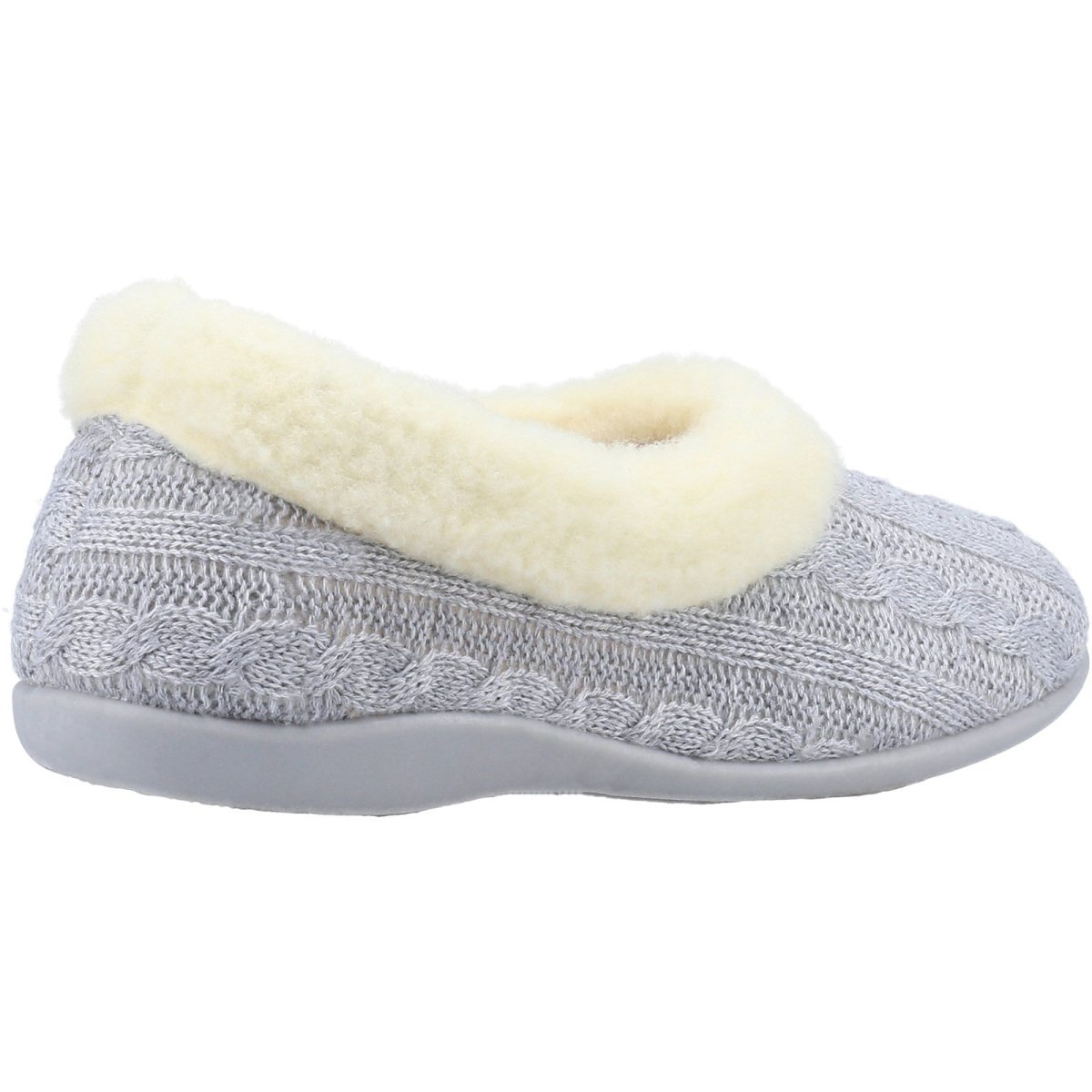 Fleet & Foster Sarina Warm Memory Foam Ladies Slippers - Shoe Store Direct