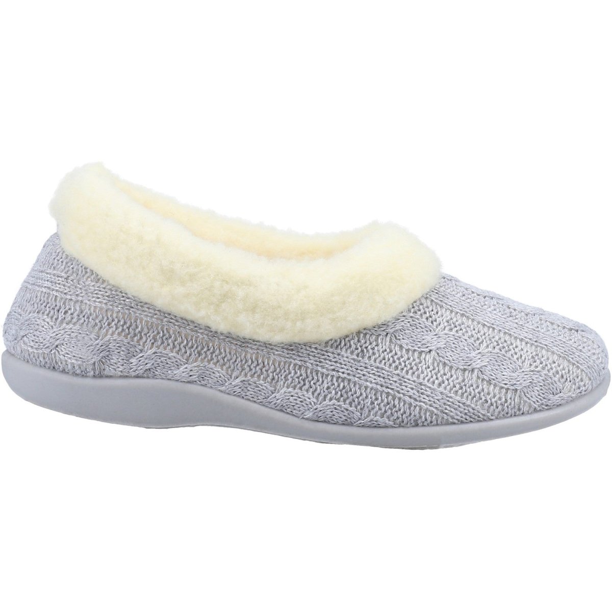 Fleet & Foster Sarina Warm Memory Foam Ladies Slippers - Shoe Store Direct