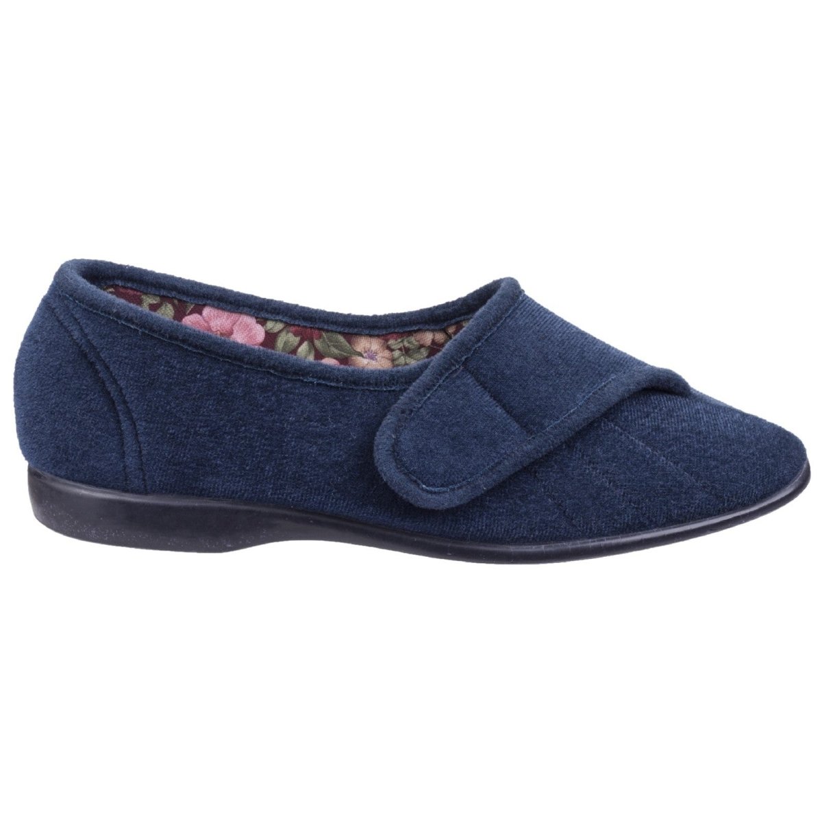 GBS Audrey Touch Fastening Slipper - Shoe Store Direct