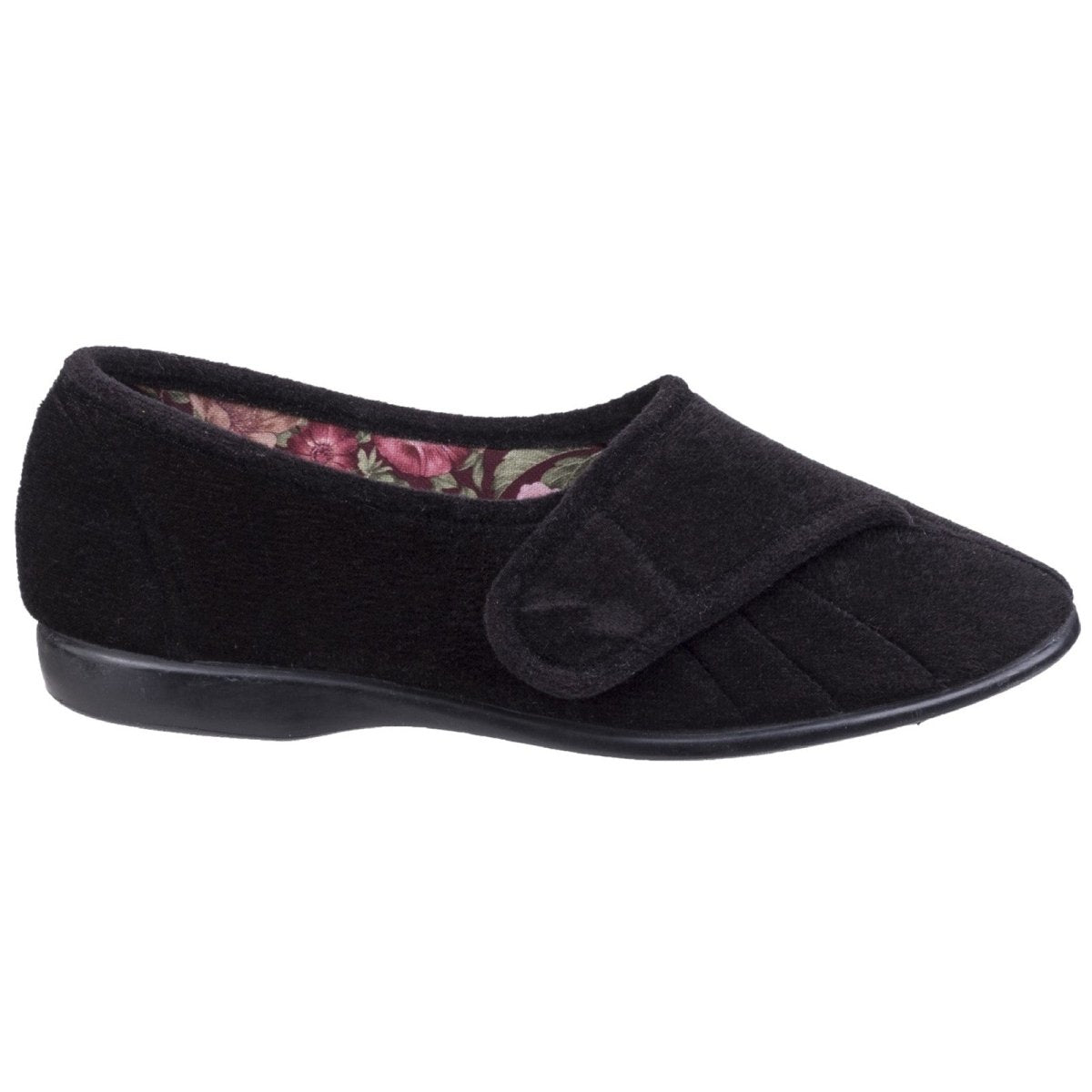 GBS Audrey Touch Fastening Slipper - Shoe Store Direct