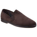 GBS Exeter Mens Traditional Twin Gusset Slippers - Shoe Store Direct