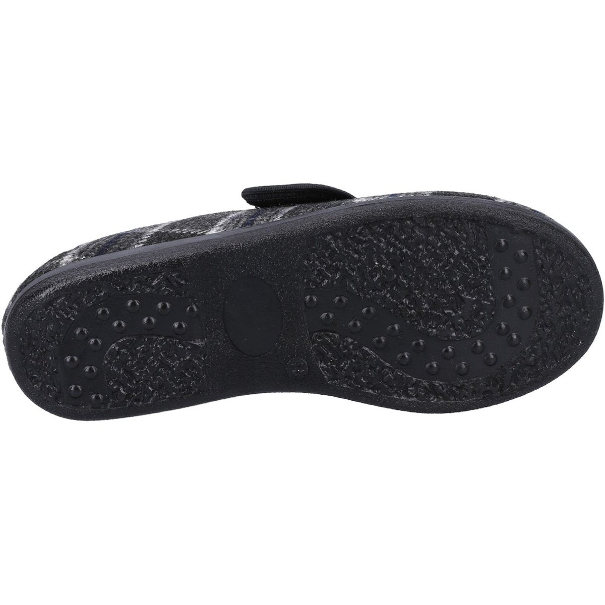 GBS Medical Gerald Mens 2E Wide Fit Touch-Fastening Slippers - Shoe Store Direct