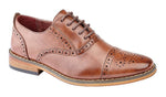 Goor B516B Boys Capped Lace Oxford Brogue Shoe - Shoe Store Direct
