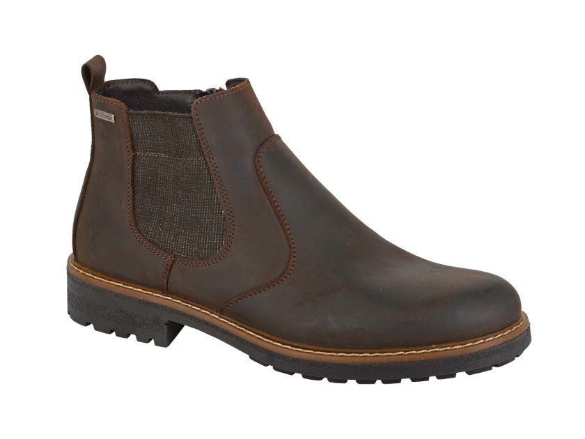 IMAC M326B Mens Leather Chelsea Boots - Shoe Store Direct