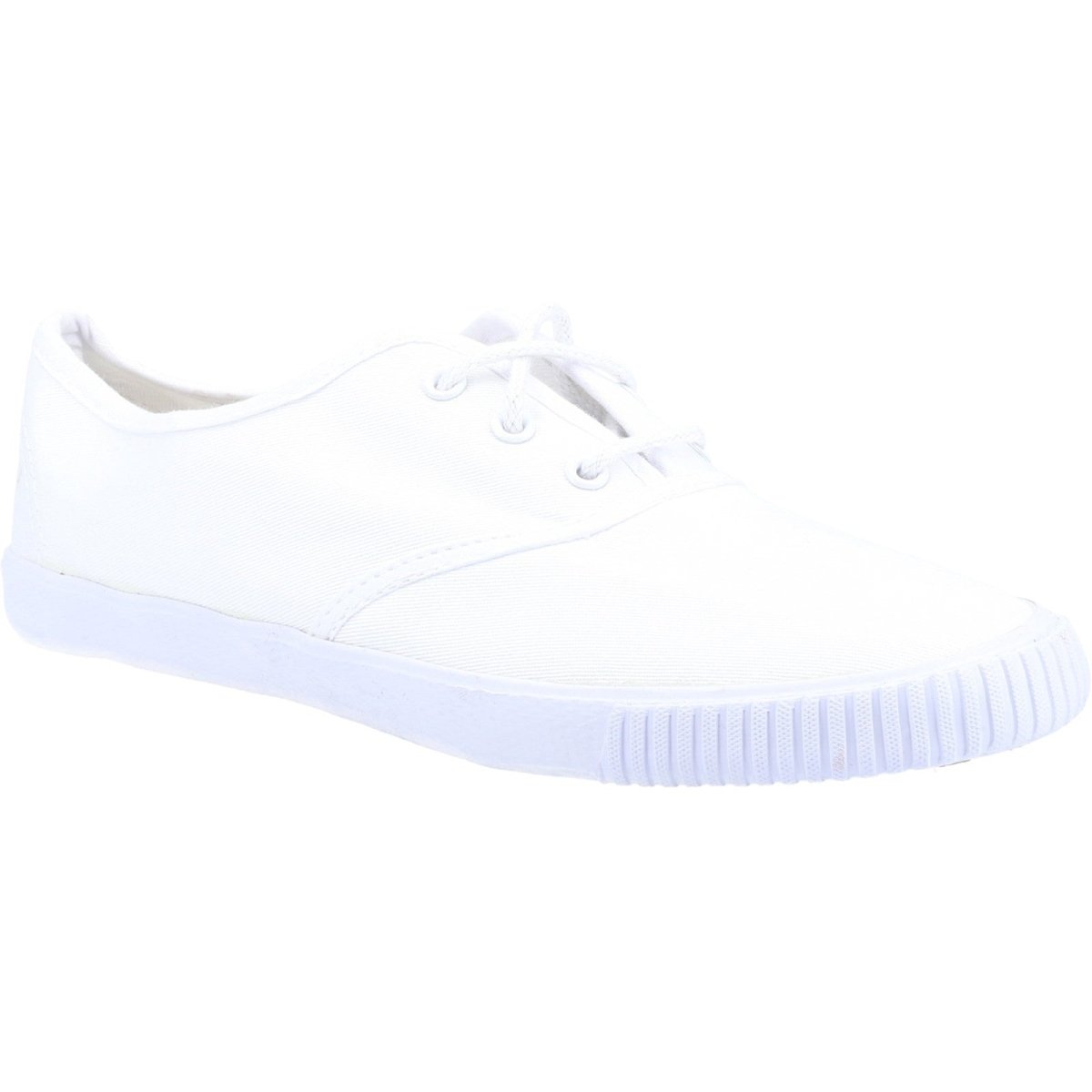 Mirak Adult Lace Up Plimsolls White UK 6-13 - Shoe Store Direct