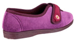 Mirak Andrea Ladies Touch Fastening Slippers - Shoe Store Direct