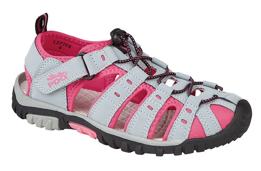 PDQ L377PK Womens Toggle Walking Sandal - Shoe Store Direct
