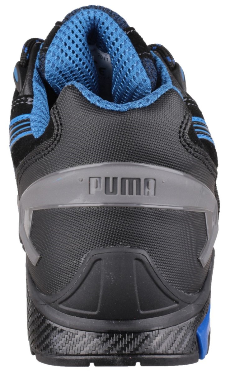 Rio R47 Puma Rio Low Aluminium Toe Cap Black Mens Work Safety Trainer Shoes ...