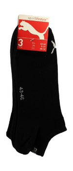 Puma Sneaker Socks 3 Pack UK 9-11 - Shoe Store Direct