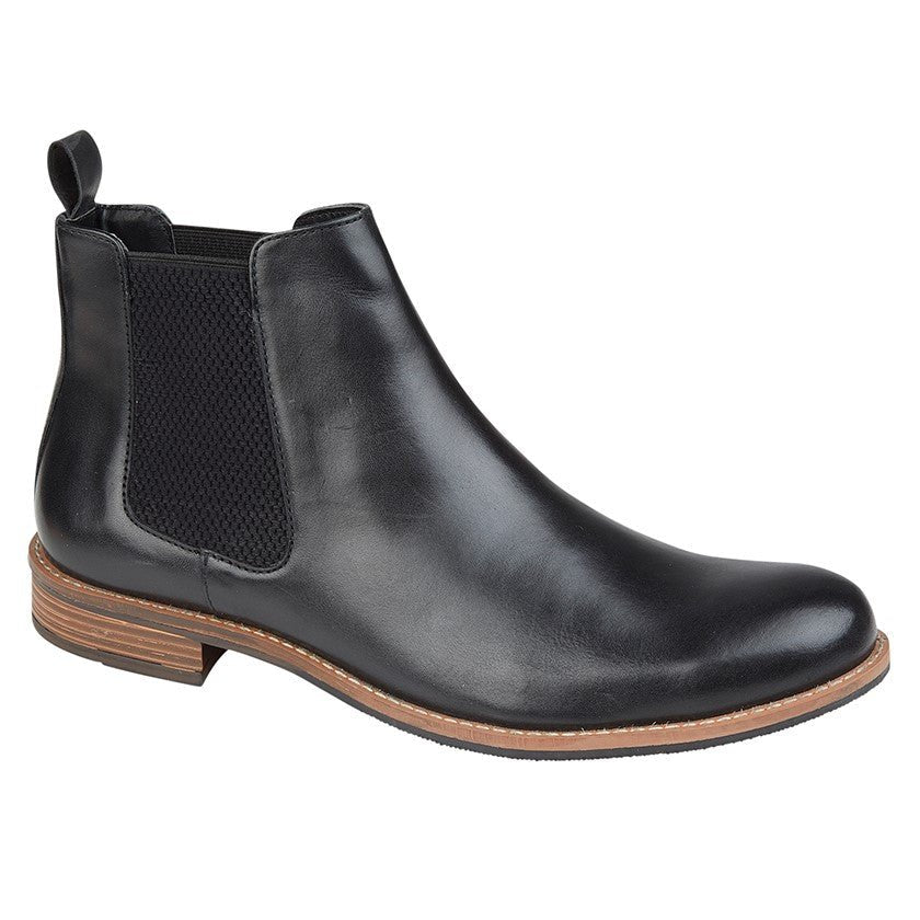 Roamers M163A Mens Leather Chelsea Boots - Shoe Store Direct