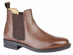Roamers M278B Mens Leather Chelsea Boots - Shoe Store Direct