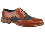 Roamers M408BT Mens 4 Eyelet Wing Brogue Oxford Shoe - Shoe Store Direct