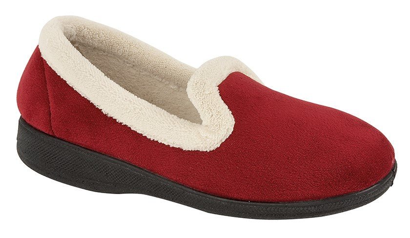 Sleepers LS340BD Womens Tab Slipper - Shoe Store Direct