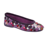Sleepers LS749P Womens Ballerina Slipper - Shoe Store Direct