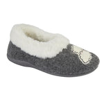 Sleepers LS856F Womens Faux Fur Cuff Sheep Slipper - Shoe Store Direct