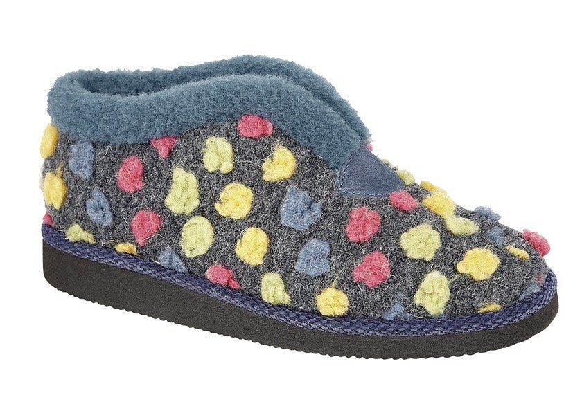 Sleepers LS948C Womens Lightweight Bootee Slipper - Shoe Store Direct