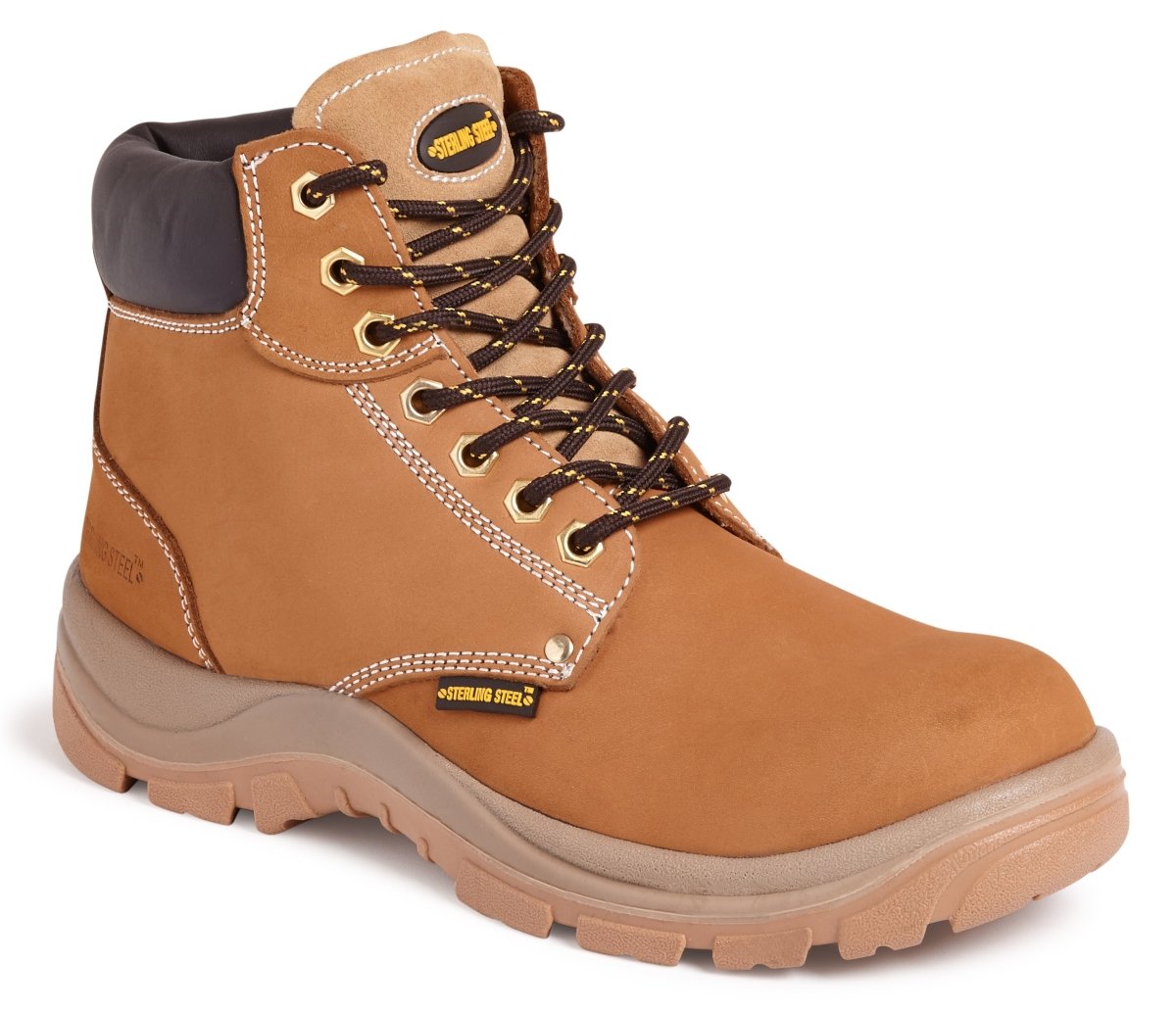 Sterling Steel SS819CM Steel Toe Cap Safety Hiker Boots - Shoe Store Direct