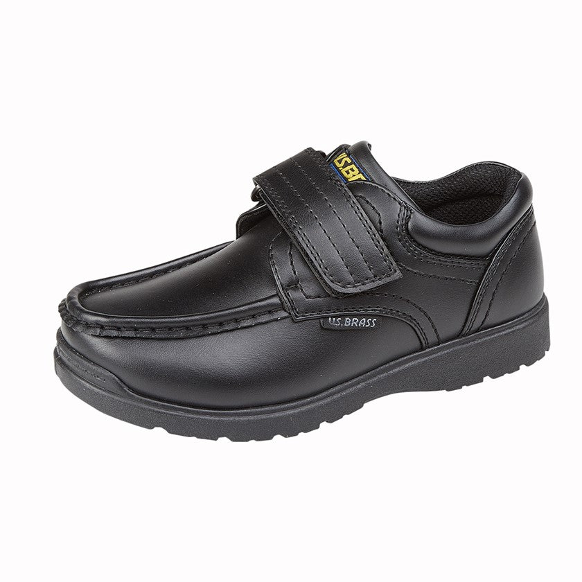 US Brass C657A Boys Touch Fastening Boat Shoe - Shoe Store Direct