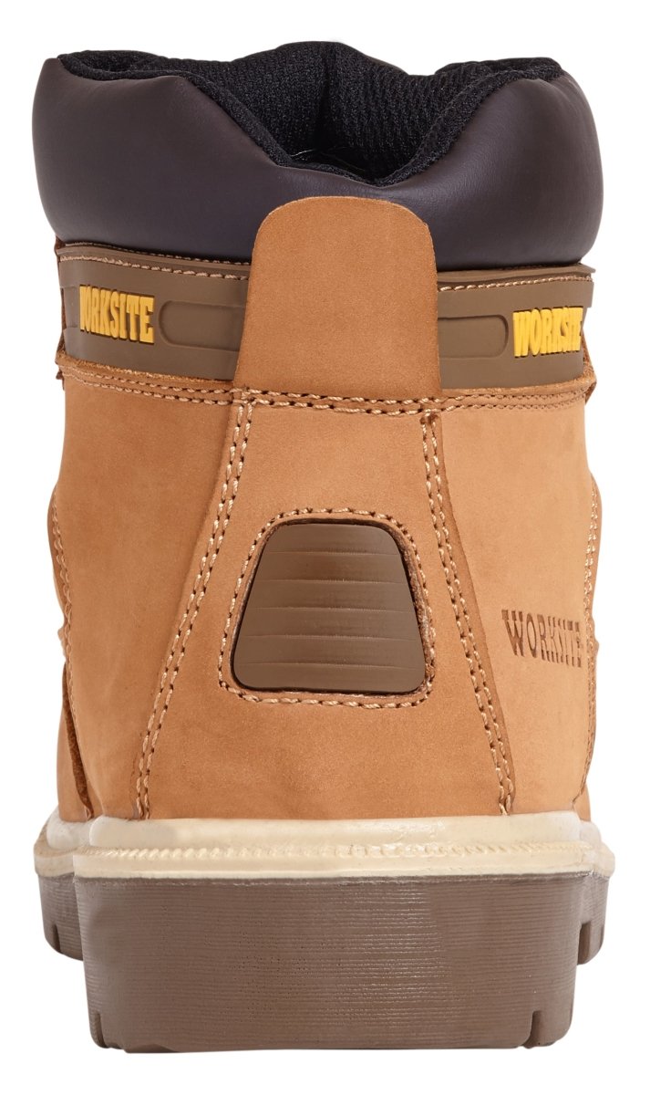 Worksite SS613SM 6" Nubuck Steel Toe Safety Boots - Shoe Store Direct