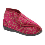 Zedzzz LS884D Womens Touch Fastening Bootee Slipper - Shoe Store Direct